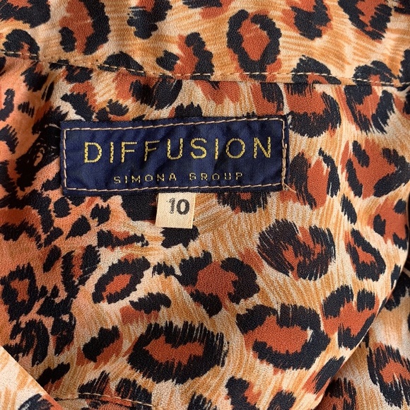 DIFFUSION BY SIMONA | Tiger print blouse - Picture 5 of 5